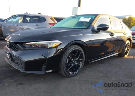 2025 Honda Civic Sedan Sport from USA, damaged, VIN 19XFL2H84SE013898